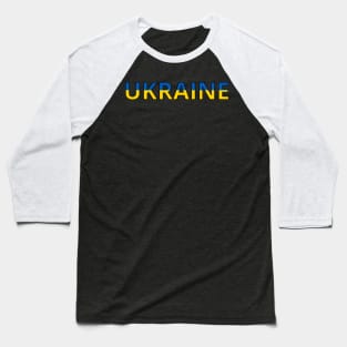 Drapeau Ukraine Baseball T-Shirt